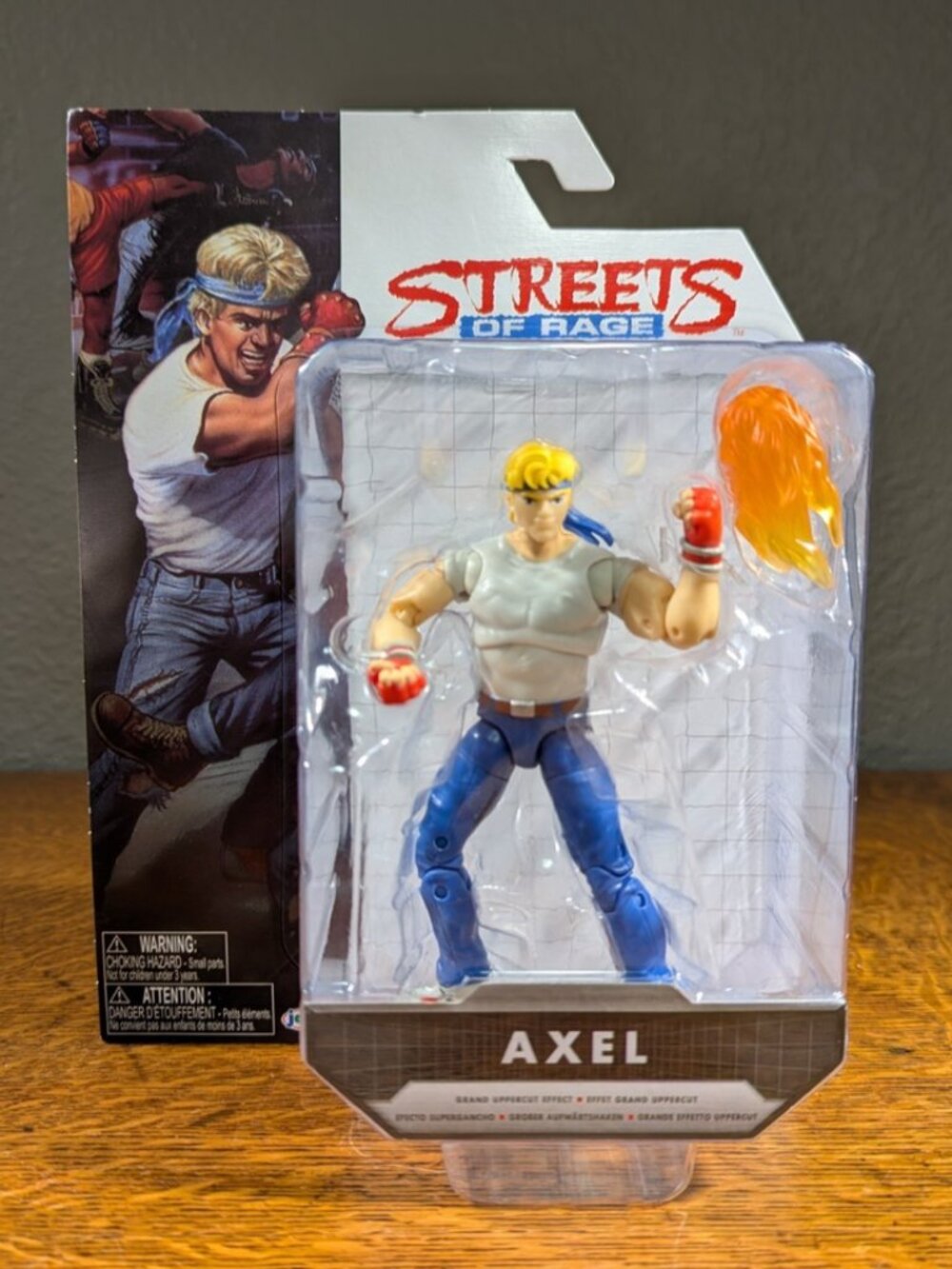 Streets Of Rage Axel 2023 Jakks Pacific Sega Action Figure New 4.5" Axel Figure